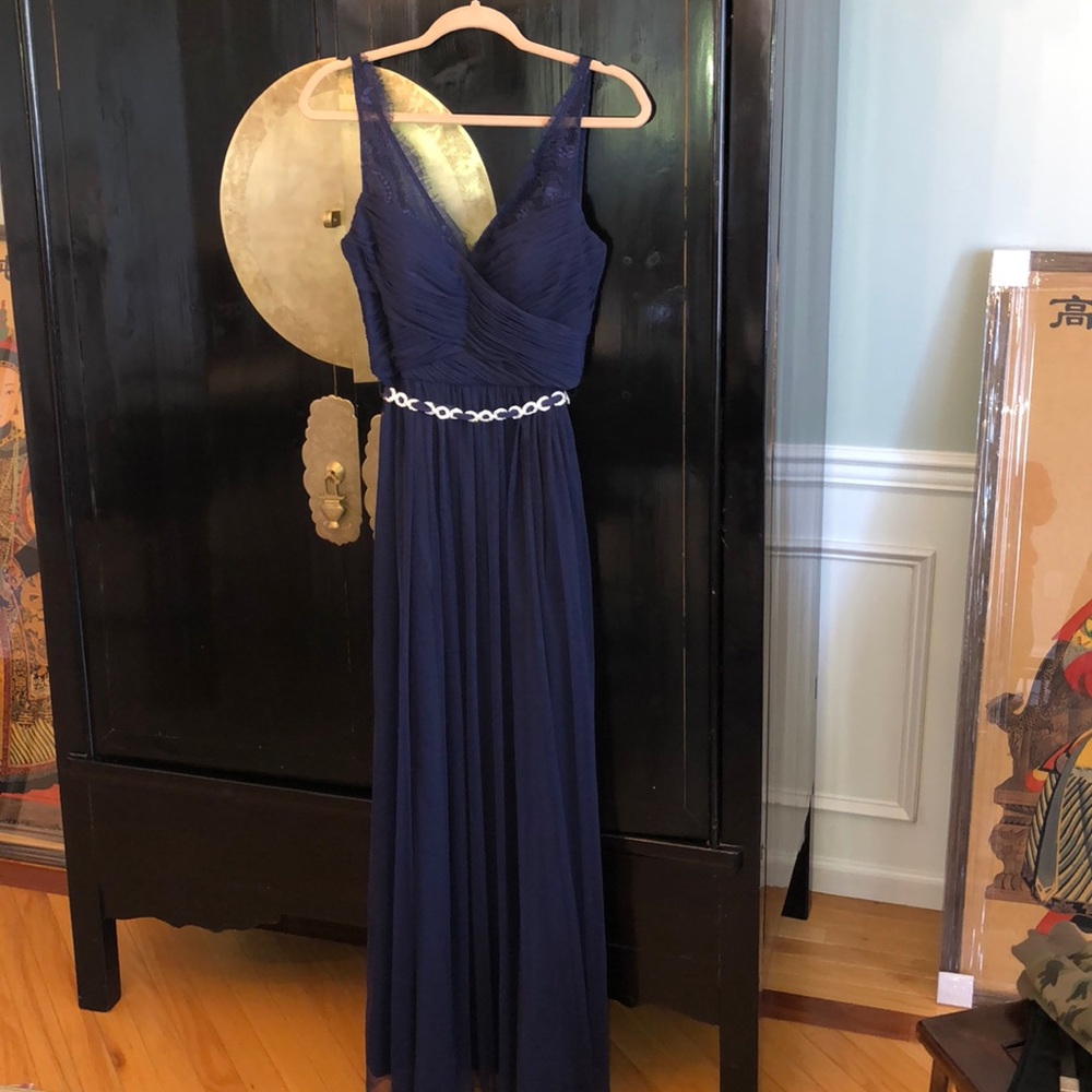 BHLDN Navy bridesmaid dress size 4